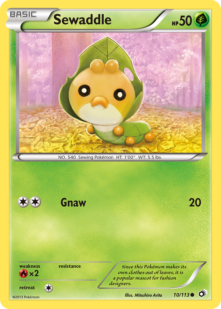 Legendary Treasures Sewaddle #10/113